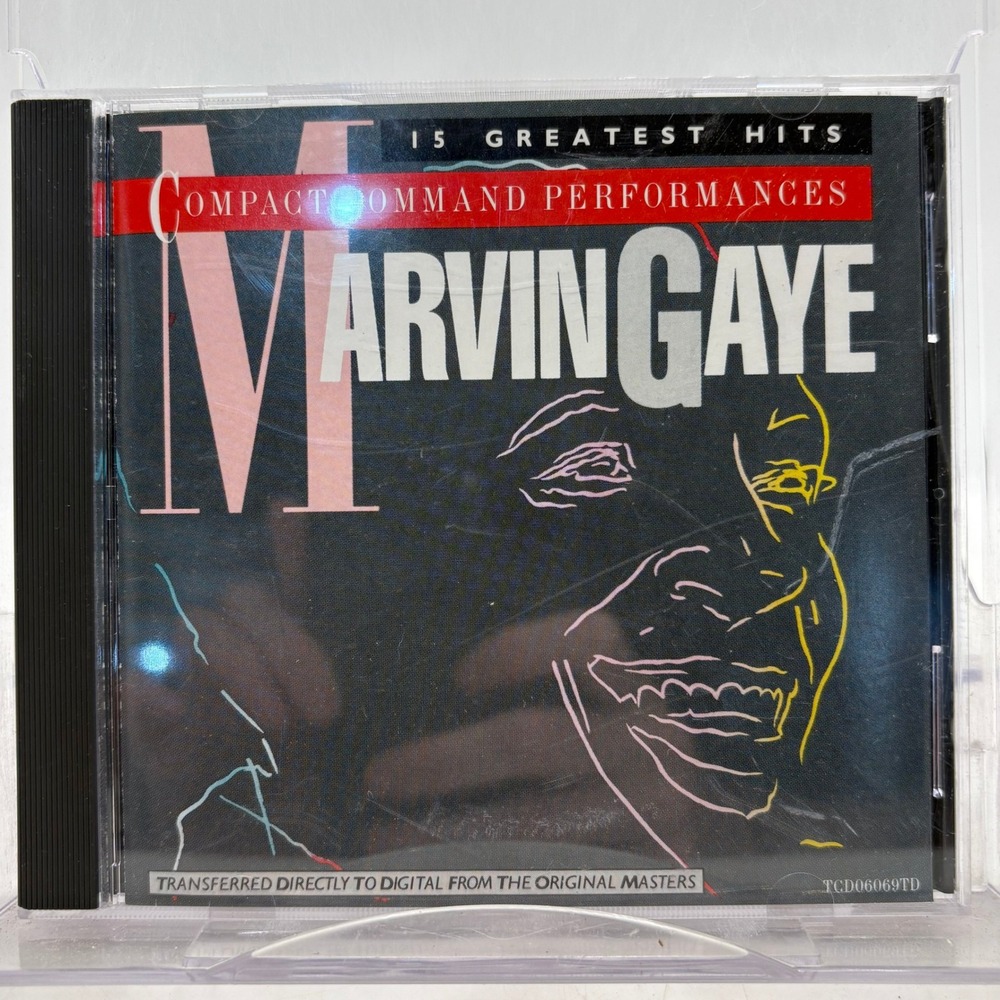 Marvin Gaye 15 Greatest Hits Compact Command Performances CD TCD06069TD‎ Tamla